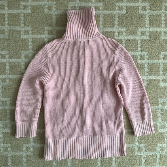 Ralph Lauren Jeans Lightweight Cotton Sweater Casual Preppy Pink Large - Picture 6 of 10